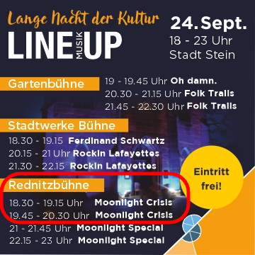 Lange Nacht der Kultur 2021 Stadt Stein - Musik Line Up